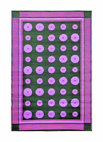 Dots- Berry: 4X6 Indoor/outdoor floor mat